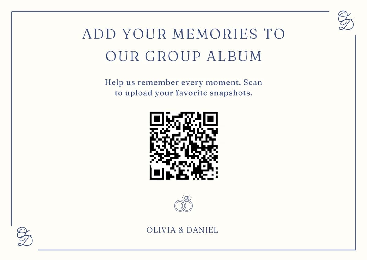 Minimal QR Card